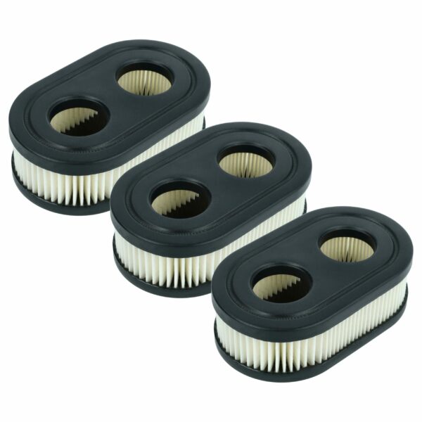 3x Filtro de Ar para Cortadores de Relva Briggs & Stratton 4247, 5432, 593260, 798339, 798452, 09P702, 5432K - vhbw