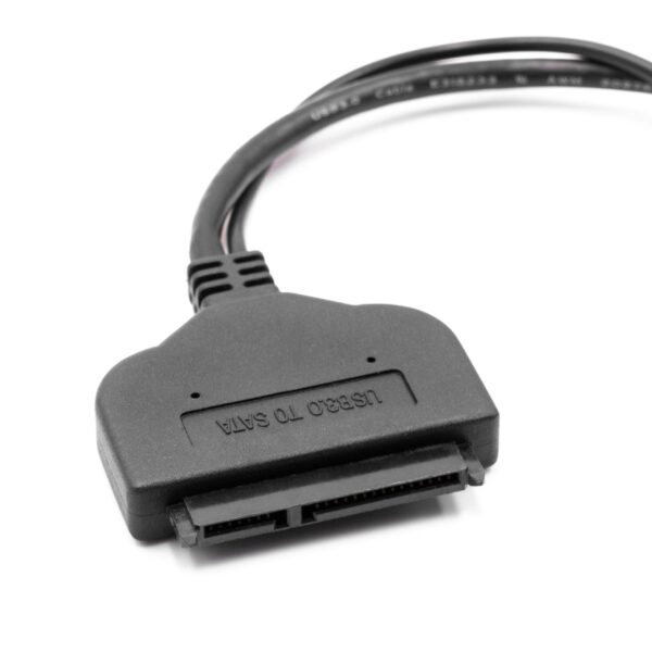 Cabo SATA 3 para USB 2.0 e USB 3.0 para Disco Rígido Externo - 19,5 cm