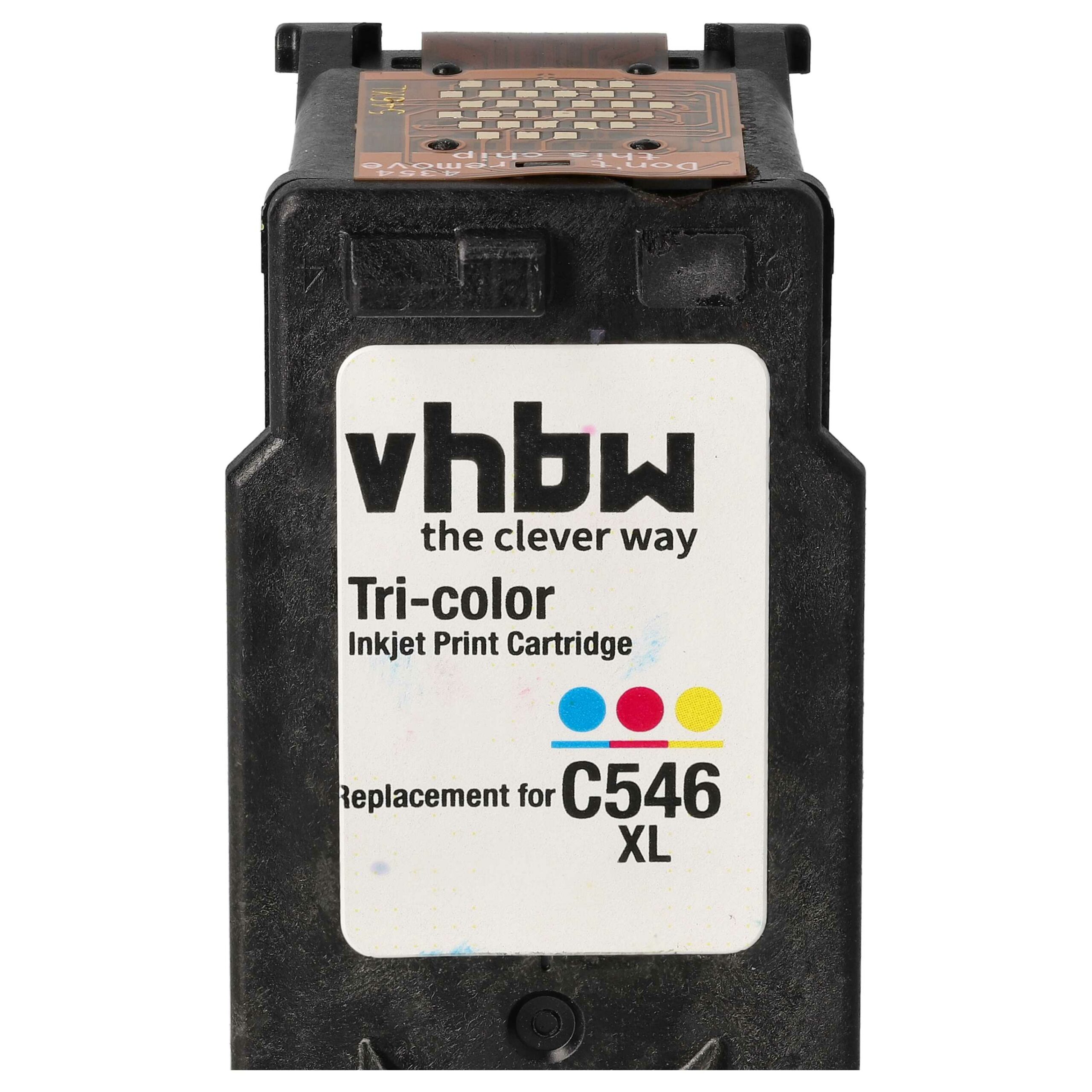Tinteiro vhbw Tricolor Refill 12 ml para Canon CL-546, CL-546XL (Pixma MG2450, MG2550, TS3150) - Image 4