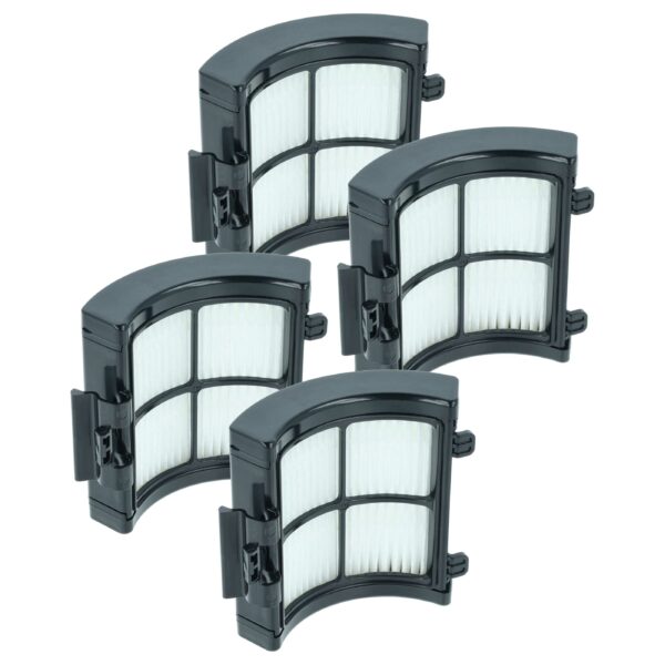 4x Filtro de substituição vhbw para aspiradores Shark XHFIW1000, XPRFIW1000