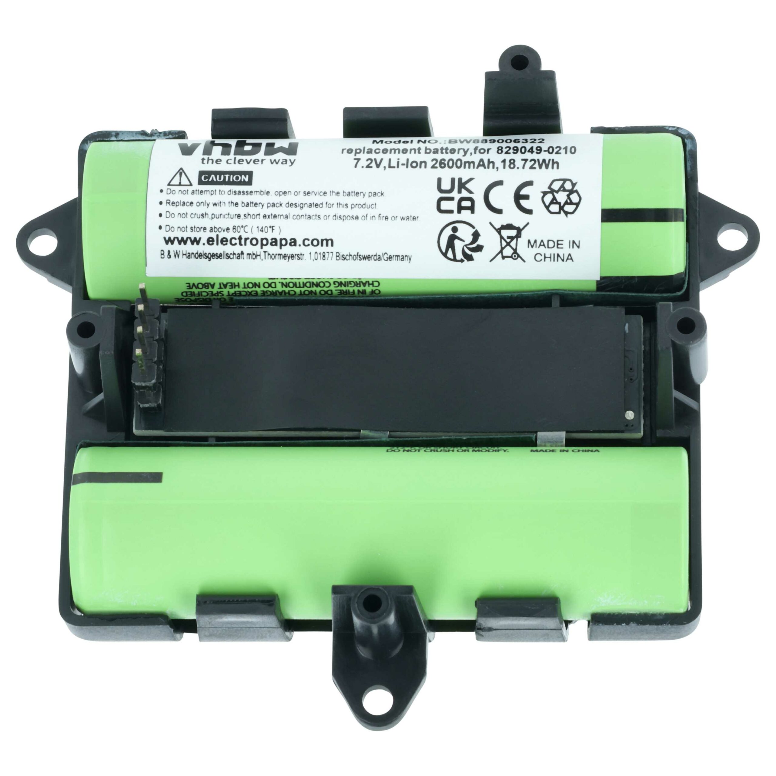 Bateria vhbw para Bose SoundLink Revolve+ 2 - Li-Ion 2600 mAh (substitui 829049-0210, 080065, 080063, 080061) - Image 3