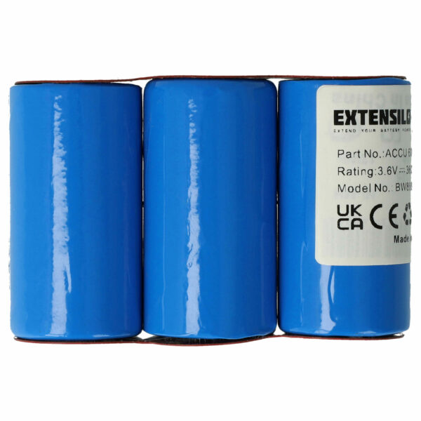 Bateria EXTENSILO para Gardena Accu45, Accu60 - 3600 mAh 3.6V NiMH (08800-00.630.00)