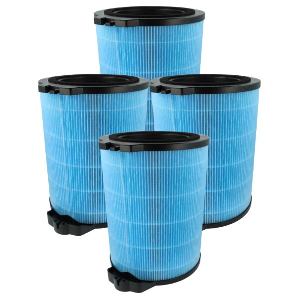 Conjunto de 4 Filtros HEPA com Carvão Ativado para Humidificadores Hoover e Candy (U98, 35602348) - vhbw