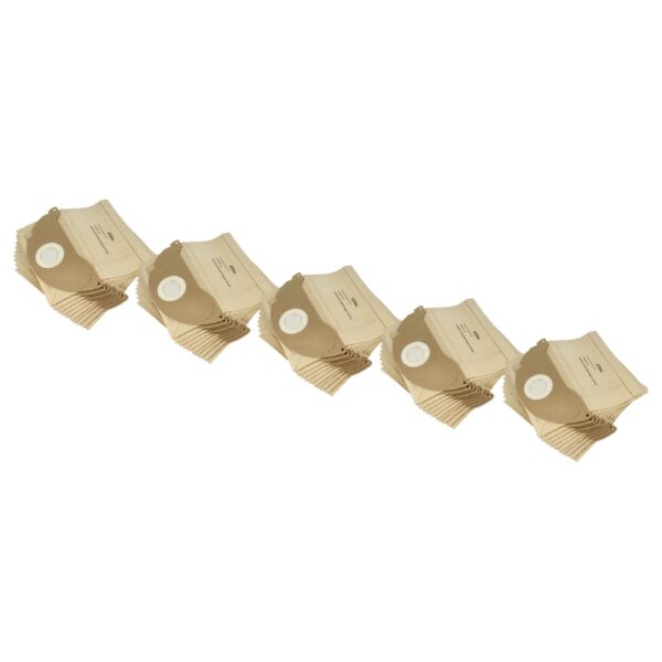 Pack de 50 Sacos para Aspirador Kärcher 6.904-322, 6.904-322.0 - Papel vhbw