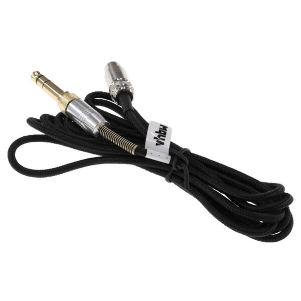Cabo de Áudio vhbw para Auscultadores AKG e Pioneer HDJ-2000, 200 cm