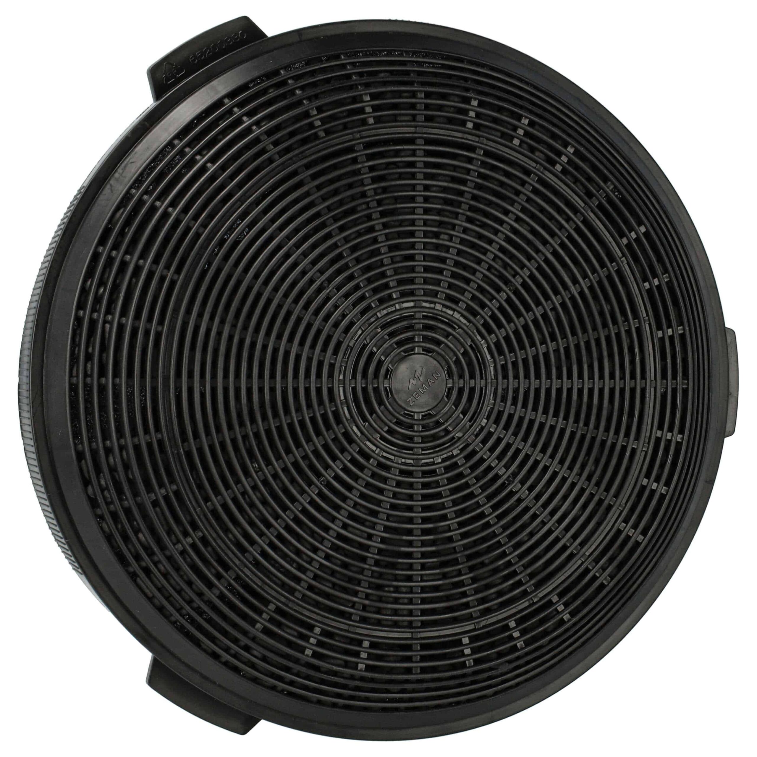Filtro de Carvão Ativado vhbw para Electrolux E251005 e Electrolux 90CT - Diâmetro 18,85 cm