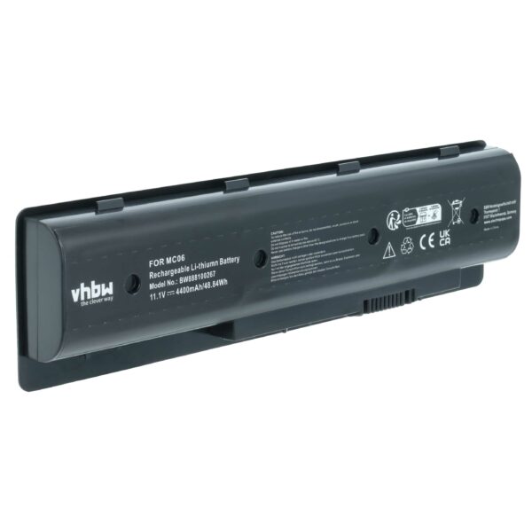 Bateria vhbw para portátil HP 806953-851 - 4400 mAh 11.1 V