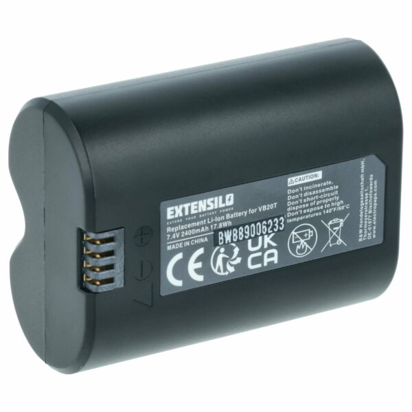 Bateria para Flash Godox VB-20 - 2400 mAh 7.4 V Li-Ion EXTENSILO