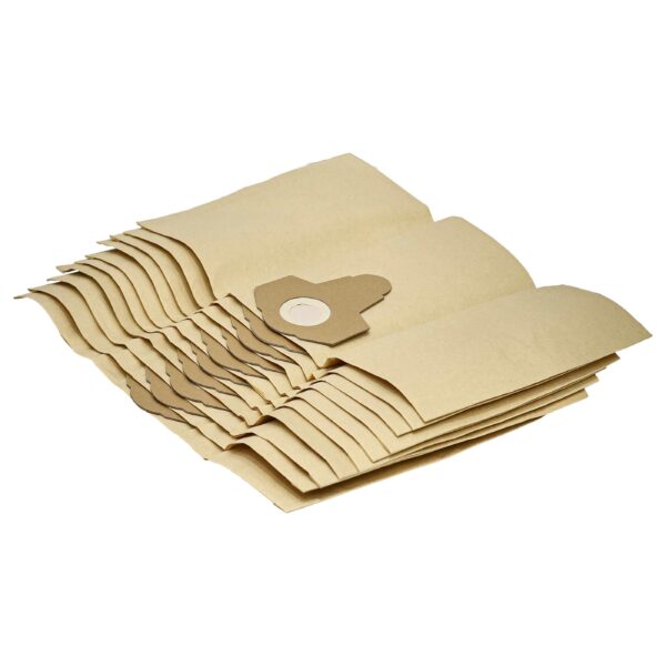 10x Sacos para Aspirador compatíveis com Einhell 23.421.60 - vhbw Papel