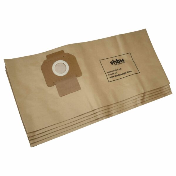Pack 5x Sacos para Aspirador Compatíveis com Makita P-70194 e Aspiradores Bosch - Papel