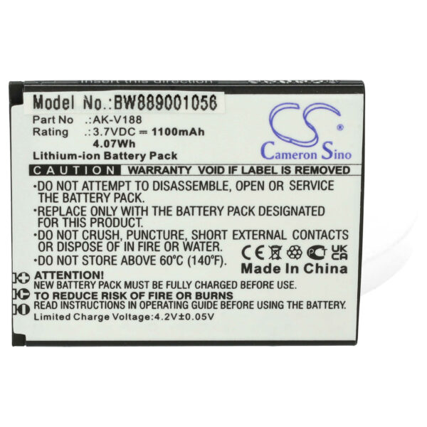 Bateria para Telemóvel Emporia AK-V188 - 1100 mAh 3.7 V Li-Ion vhbw