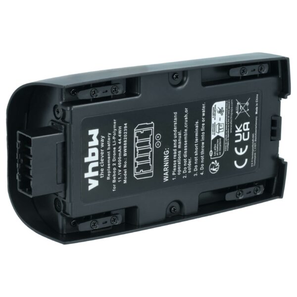 Bateria vhbw para Parrot 1416366, 1413006 - 4000 mAh 11.1 V Li-polímero