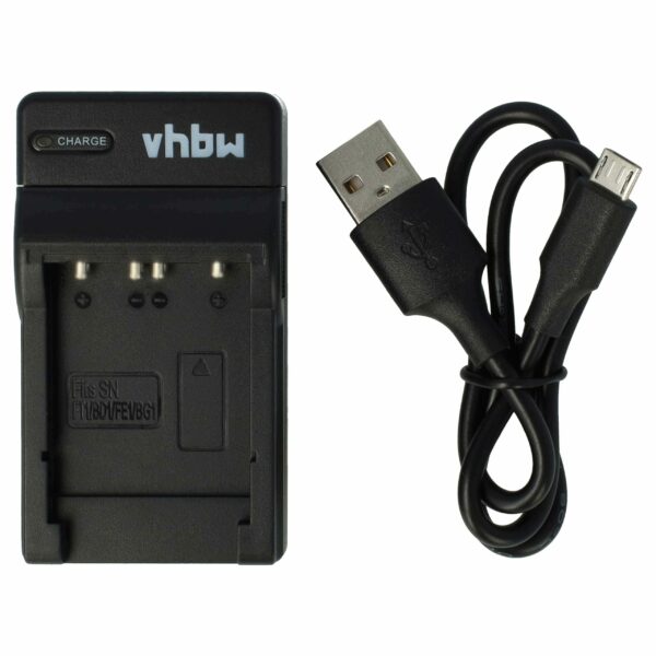 Carregador USB-C com Cabo para Sony Cybershot - vhbw 0.5 A