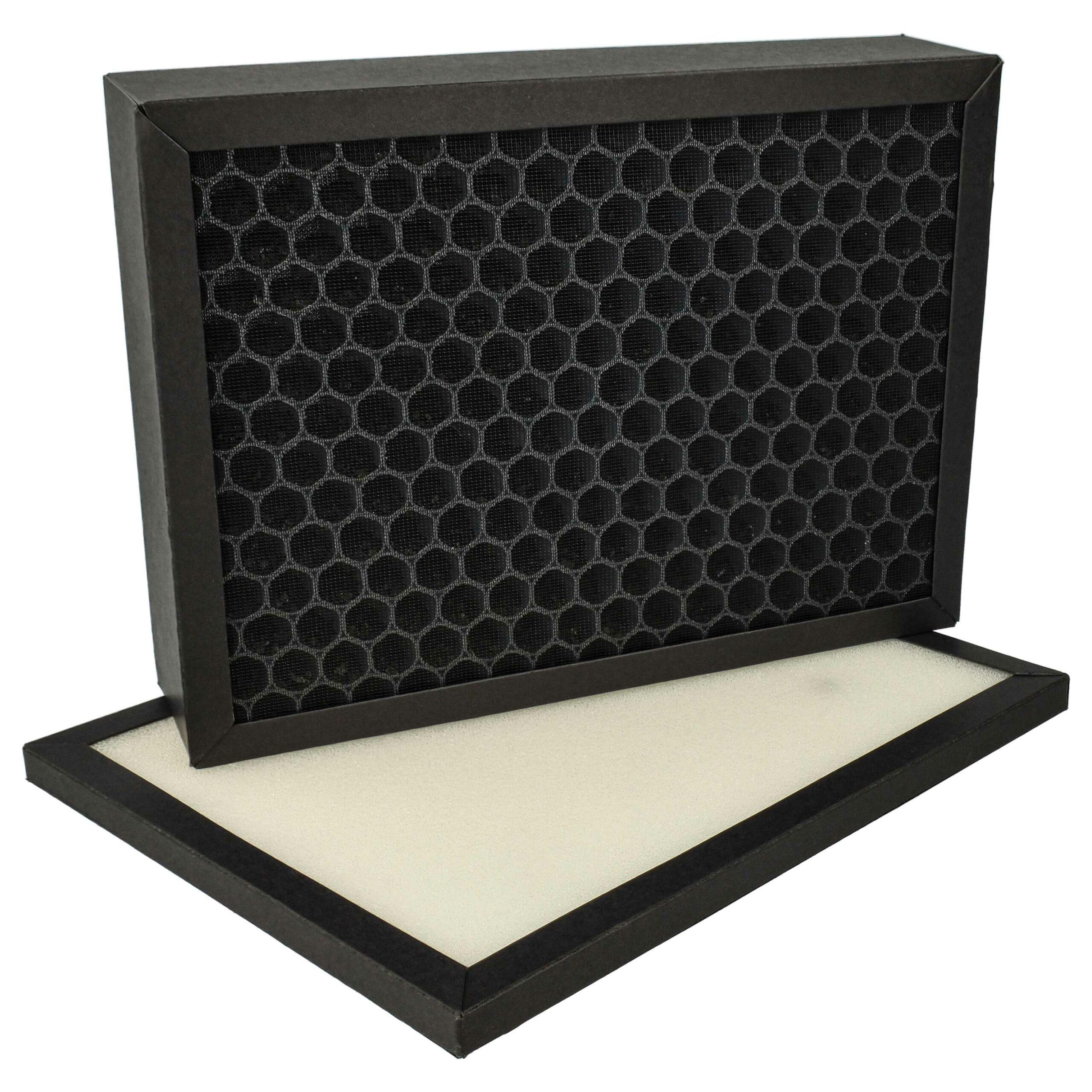Conjunto de 2 Filtros para Purificador de Ar Stadler Form V-010 - Filtro de Carvão Ativado e Pré-filtro vhbw