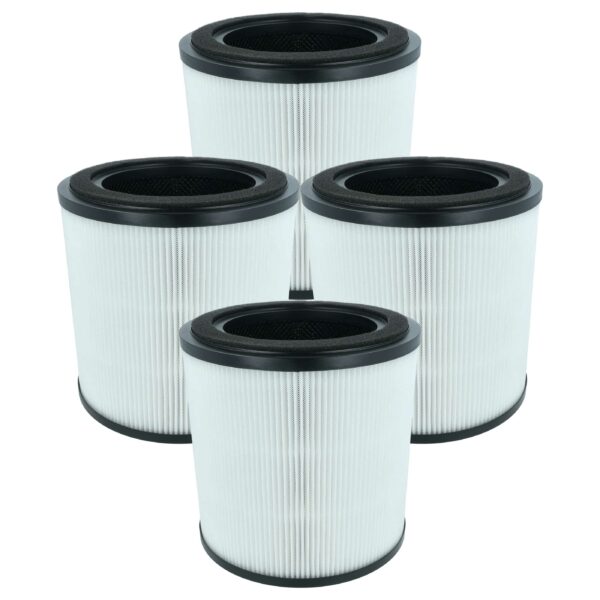 4x Filtros de Substituição para Purificador Bosch vhbw - Pré-filtro + HEPA + Carvão Ativado