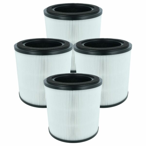 4x Filtros de Substituição para Purificador Bosch vhbw - Pré-filtro + HEPA + Carvão Ativado