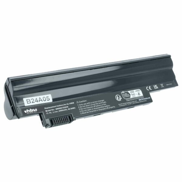 Bateria vhbw para Acer Aspire One D255, D257, D260, D270 - 4400 mAh 11.1 V Li-Ion