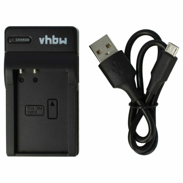Carregador de Bateria USB-C + Cabo USB-C para Câmara Digital Garmin E1GR - 0,5 A
