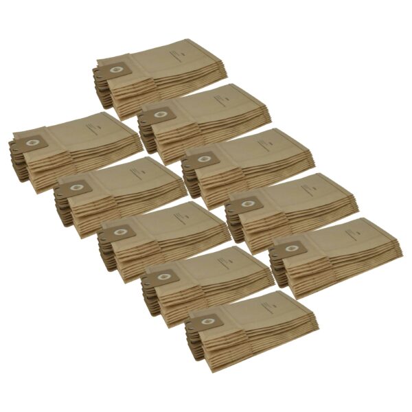 Pack 100x Sacos para Aspirador compatível com Nilfisk 1408618010, 5715492007653, 1408618000 - WAP - papel
