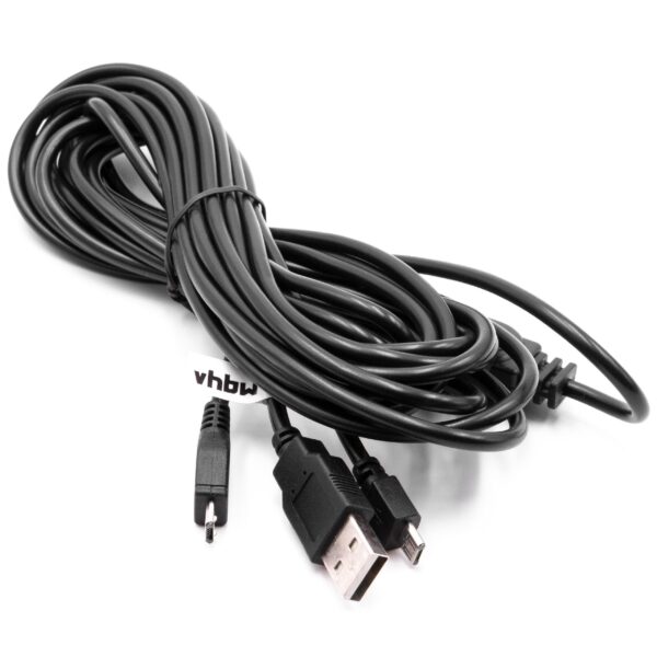 Cabo USB de Carregamento para Comando PlayStation 4 DualShock 4 - Cabo Y, 3,41 m, Preto
