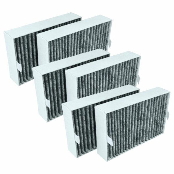 Pack 6x Filtro de Carvão Ativado Compatível Miele 28996433EU1, 11793450, DKF 31-P