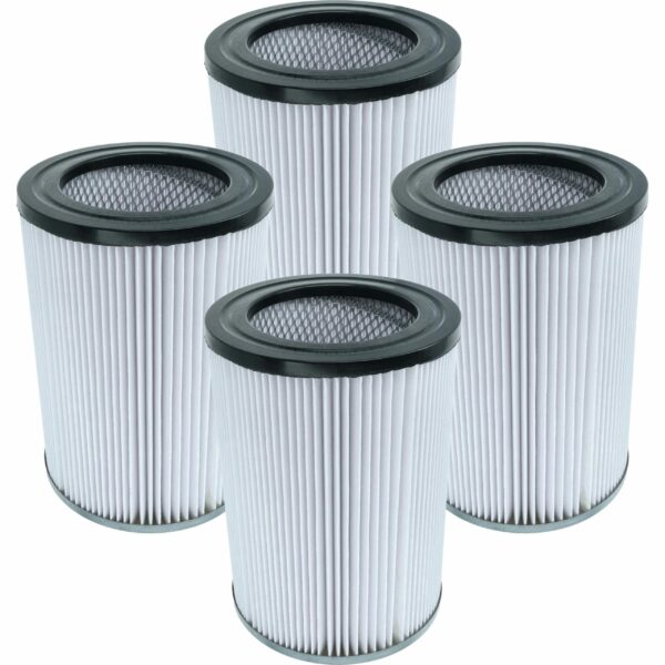 Conjunto de 4 Filtros de Substituição vhbw para Aspiradores Cleancraft 7010335, Classe H14