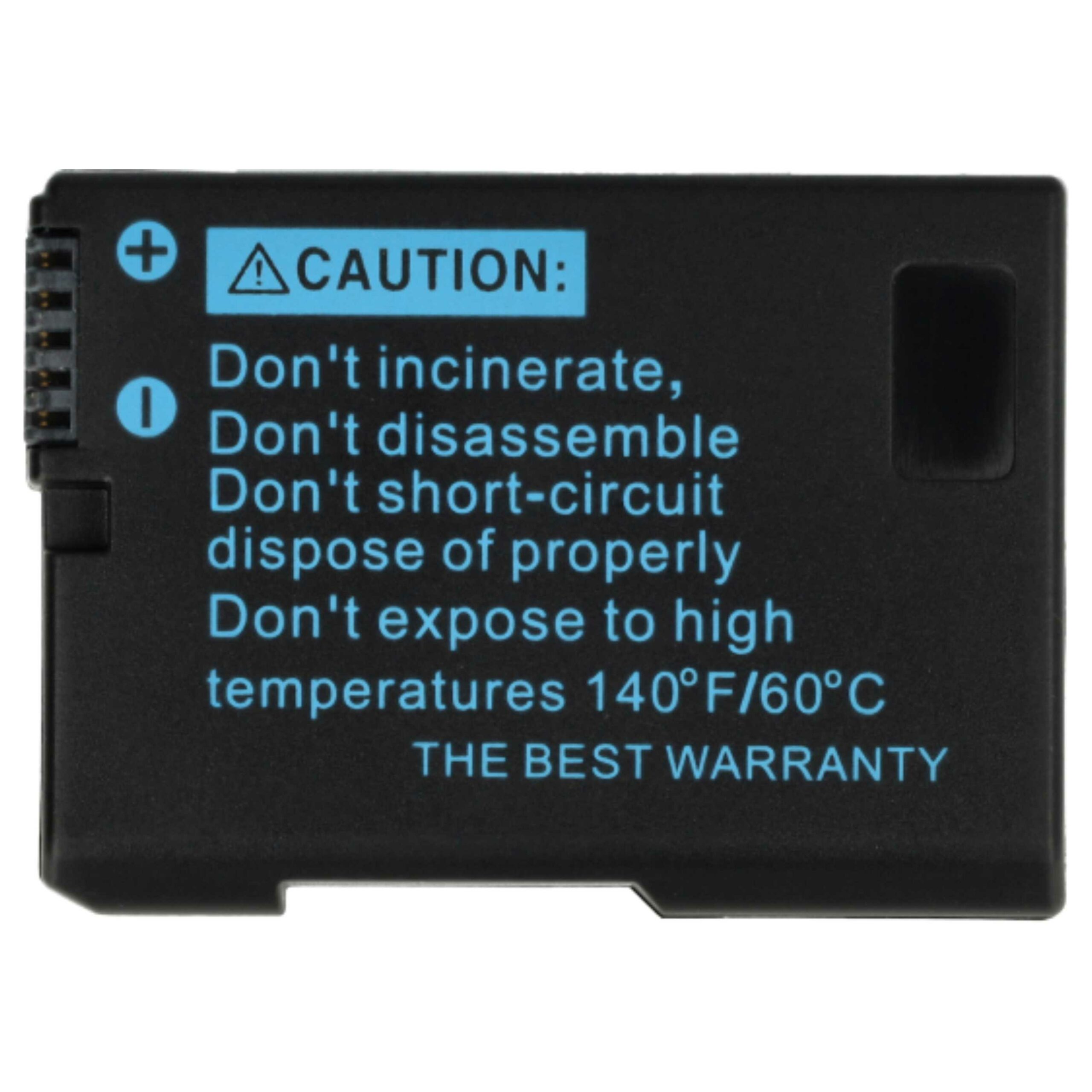 3x Bateria vhbw EN-EL14 para Nikon - 950mAh, 7.2V, Li-Ion com Chip de Informação - Image 4