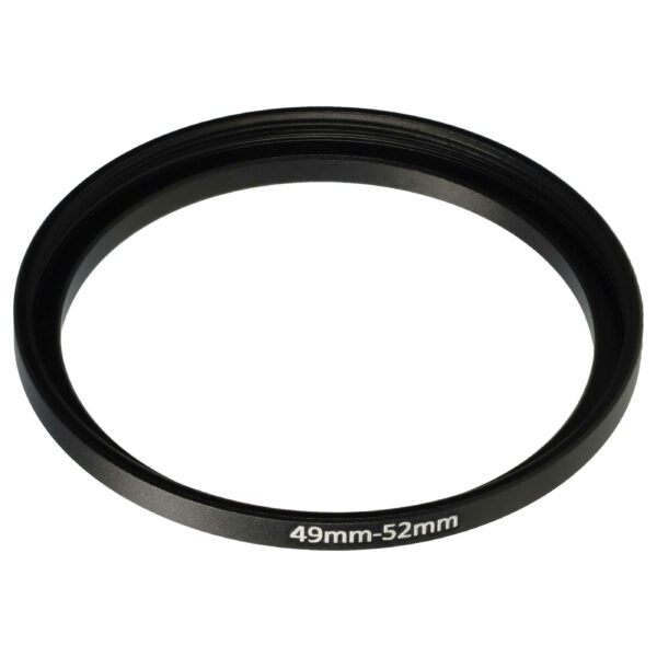 Adaptador Ampliador de Anel 49 mm para 52 mm vhbw para Lentes de Câmara