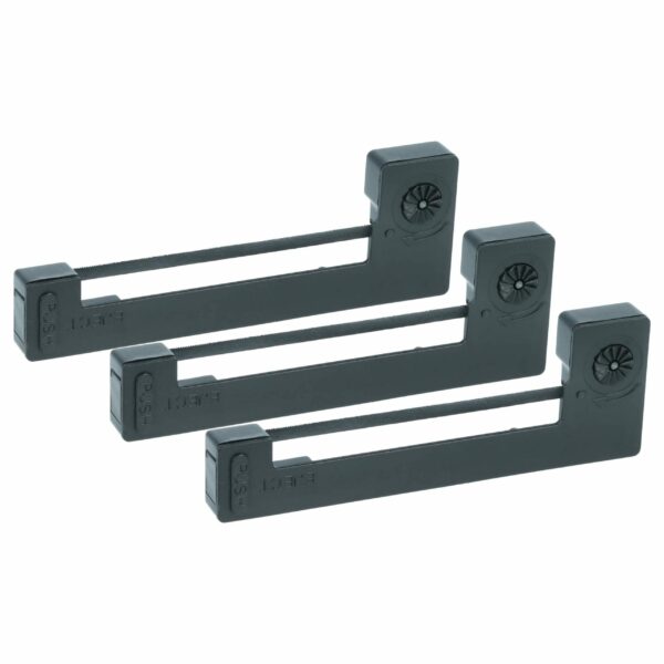 Fita de Tinta 3x Compatível Epson ERC-05B, ERC-05, C43S015352 para Impressoras Matriciais TEC - Preto