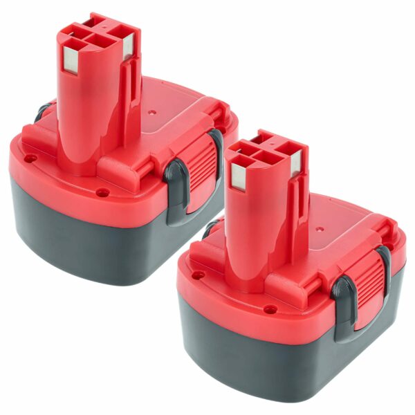 2x Bateria EXTENSILO 14.4V 3300 mAh NiMH para Ferramentas Bosch - Substitui 2607335263