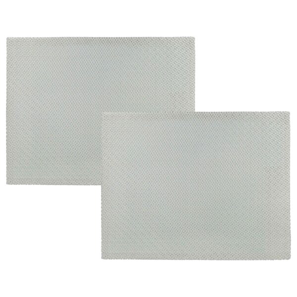 2x Filtro de Gordura Metal Longa Duração vhbw substitui Whirlpool 481948048357