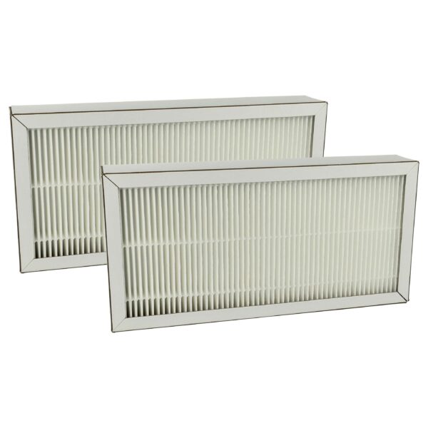2x Filtro de Ar vhbw para Pluggit Vent - Classe F7, Branco