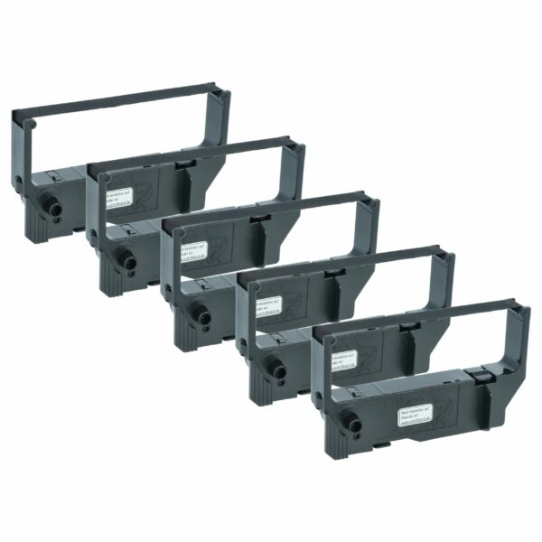 5x Fita de Tinta Compatível Star 30980112, RC-200B para Impressora Matricial e Recibos - Preta