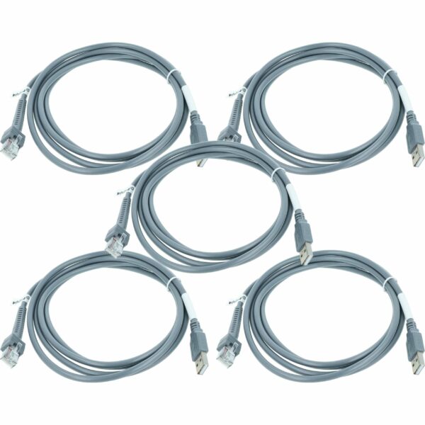 Cabo USB para RJ45 vhbw - Substituição Datalogic CAB-412, 90A051922 (Pack 5x)