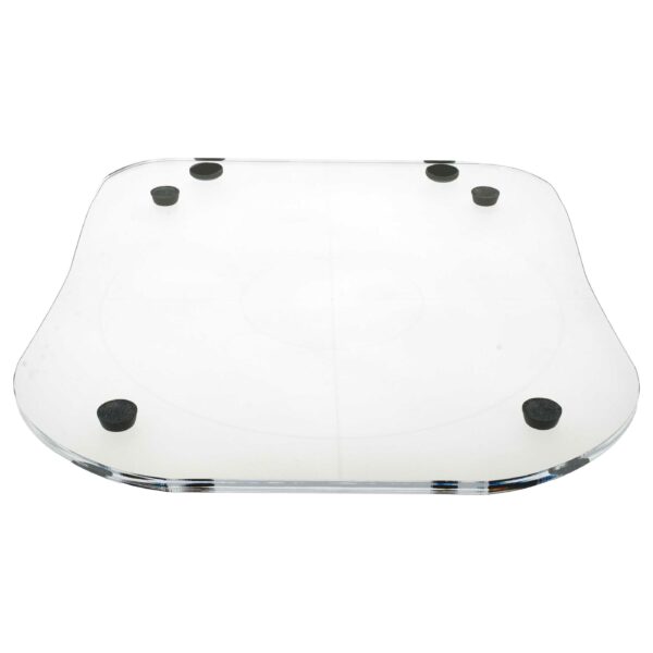 Tapete Deslizante para Bosch, Thermomix, Kenwood e outras Máquinas de Cozinha - Vidro Acrílico, 34,3 x 30 cm
