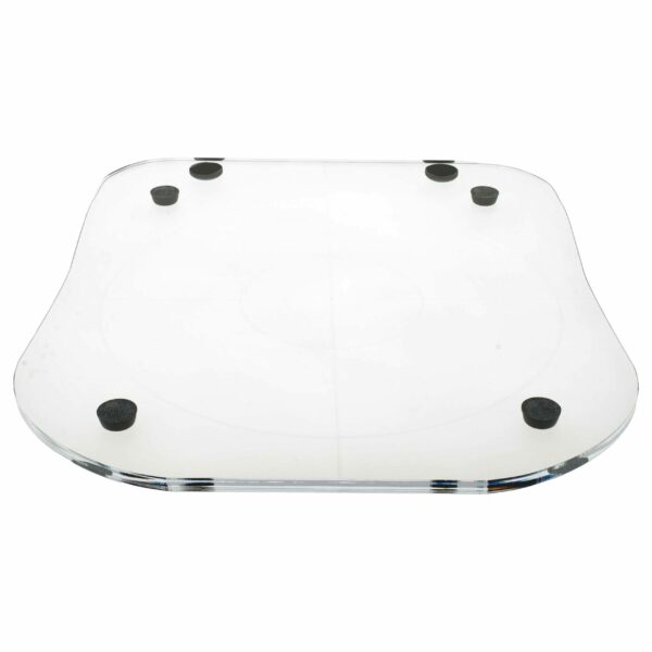 Tapete Deslizante para Bosch, Thermomix, Kenwood e outras Máquinas de Cozinha - Vidro Acrílico, 34,3 x 30 cm