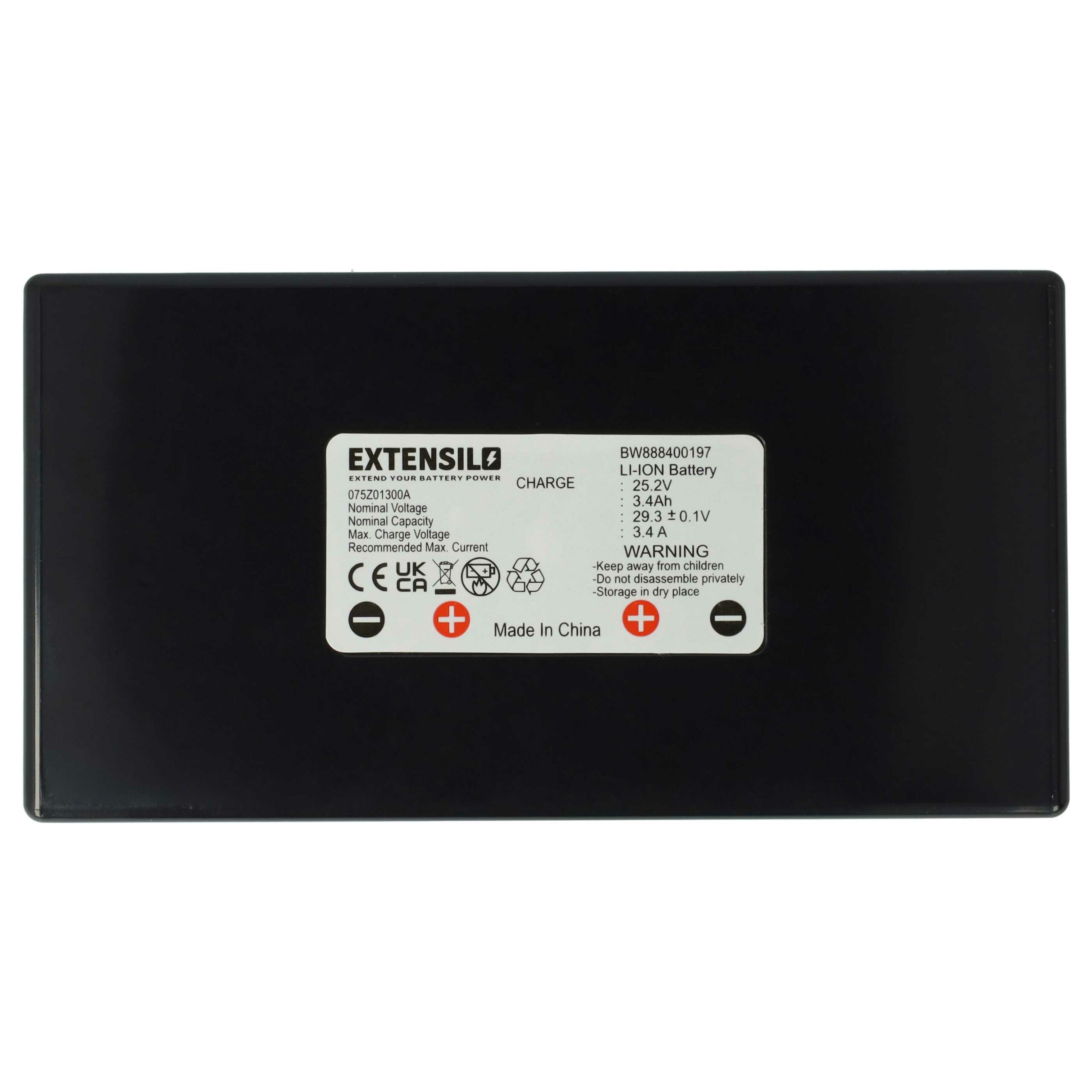 2x Bateria EXTENSILO 6060BA0 - 3400 mAh 25.2 V Li-Ion para Cortadores de Relva - Image 3