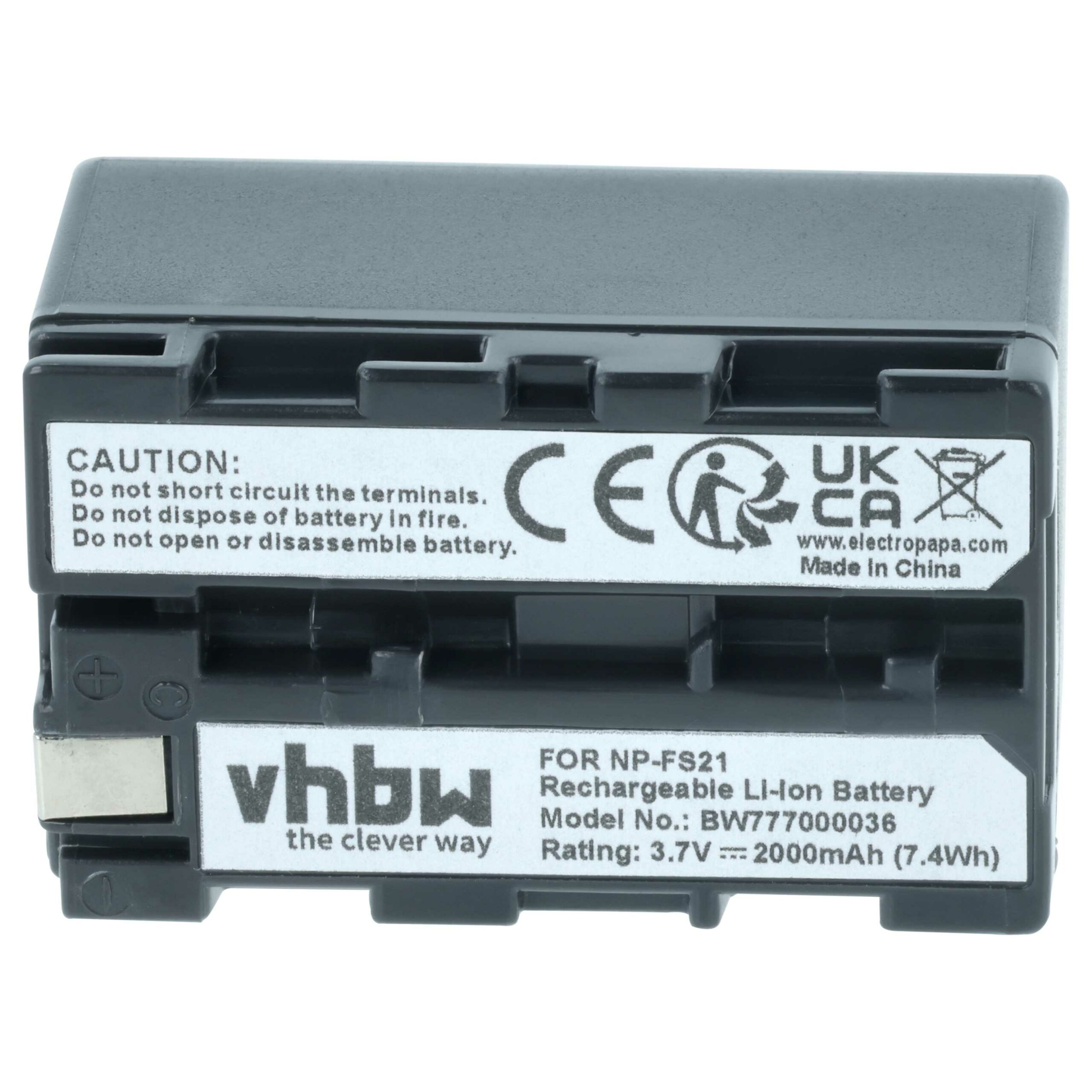 Pack 3 Baterias vhbw para Câmara Sony NP-FM11, NP-FS10, NP-F11 - 2000 mAh 3.6 V - Image 3