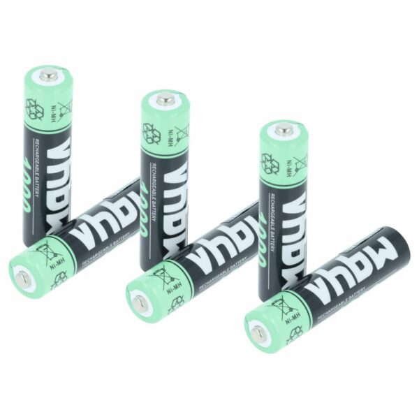 Pack 6x Bateria AAA vhbw NiMH para Philips, Swisscom, Grundig, Sennheiser, Gigaset e mais