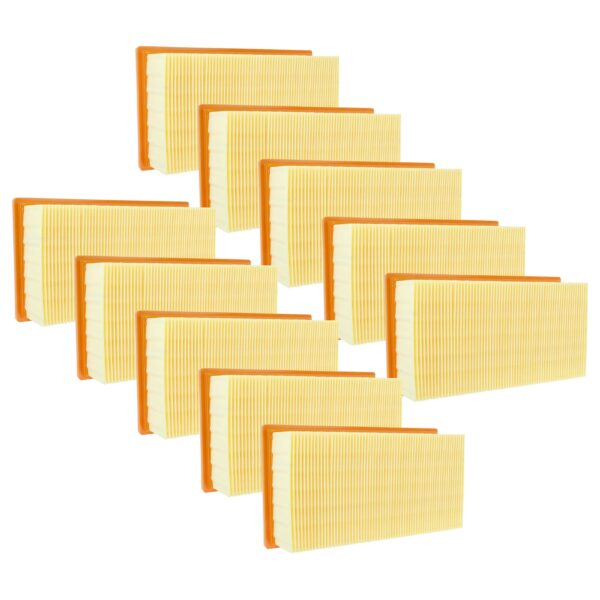 Pack de 10 Filtros Plissados para Aspirador Festool 452065 | vhbw