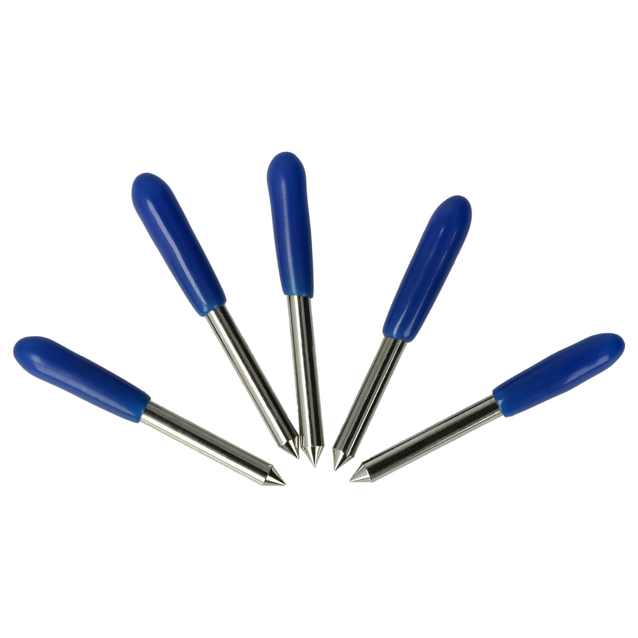 5x Lâminas para Plotter de Corte compatíveis com Renker, Roland, Sign, Copam - Aço Tungsténio 60° - Image 2