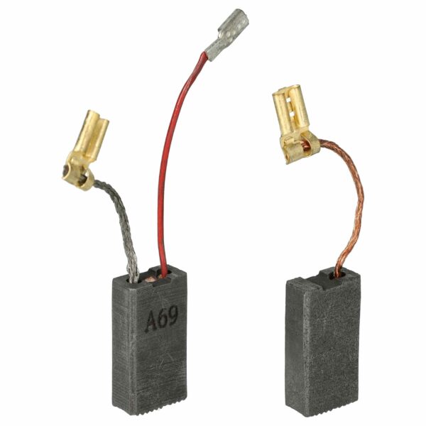 2x Escovas de Carvão de Substituição vhbw para Bosch 1 617 014 144 - 23 x 12,3 x 6,2 mm