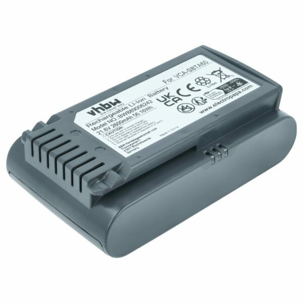 Bateria vhbw para Samsung 2600mAh 21.6V Li-Ion - Substitui VCA-SBTA60
