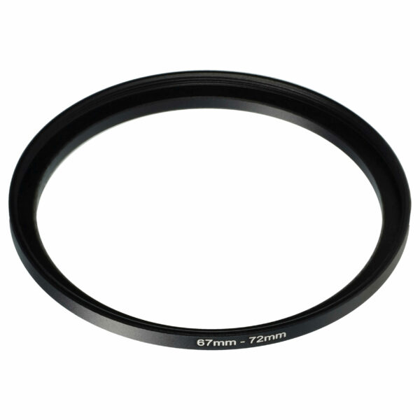 Adaptador de Aumento de Diâmetro 67 mm para 72 mm vhbw para Objetivas de Câmara