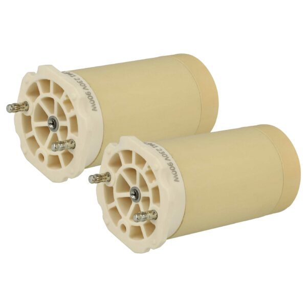 2x Elemento Aquecedor Cerâmico vhbw para Pistola de Soldadura a Ar Quente Leister (substitui 161.941)