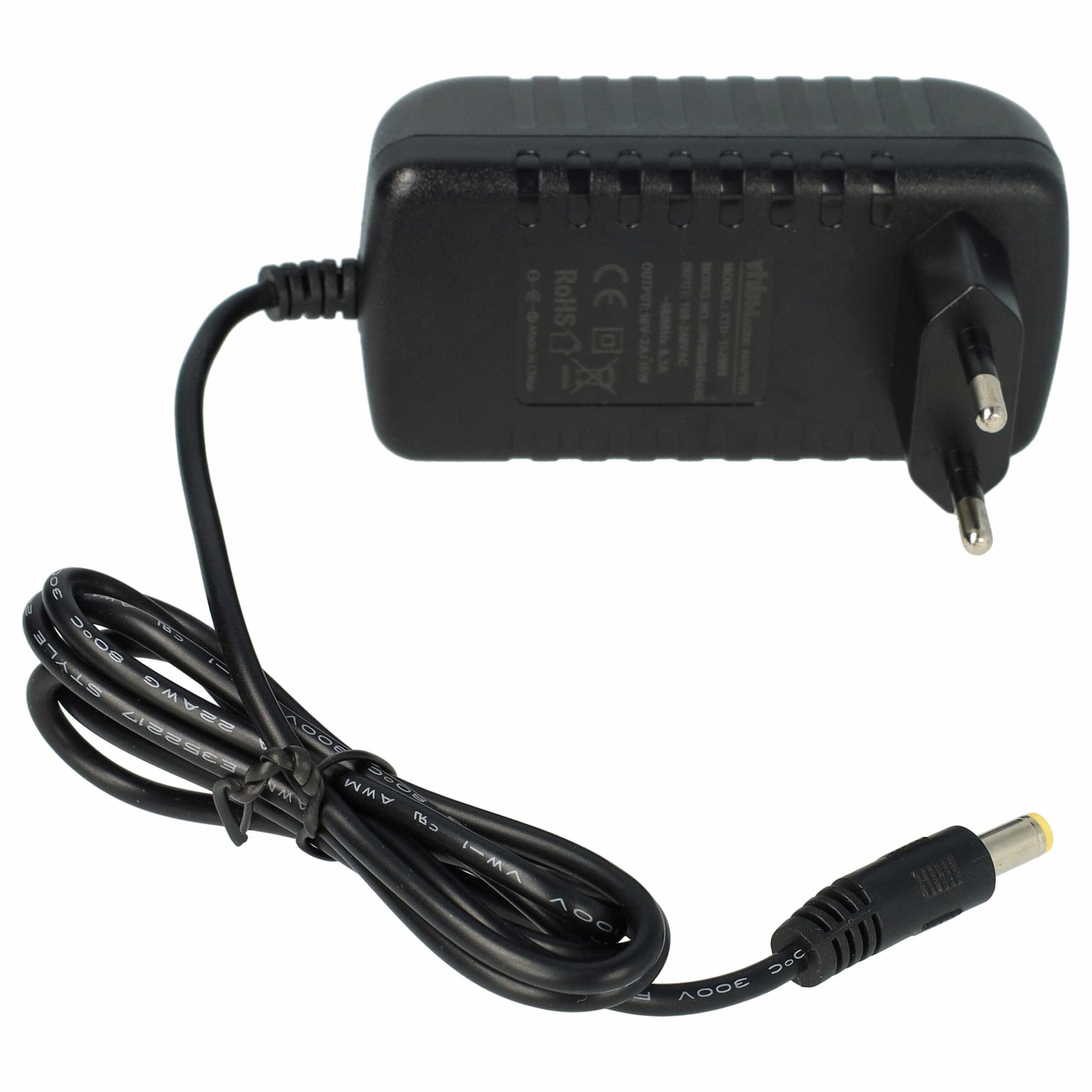 Carregador / Transformador de Corrente vhbw com Ficha 5.5 x 2.5 mm - 110 cm, 18 V - Image 4