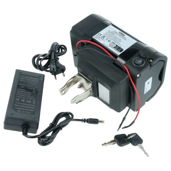 Bateria vhbw para Bicicleta Elétrica AVE, BBF, LeonCycle, Zündapp 24V 10.4Ah com Carregador