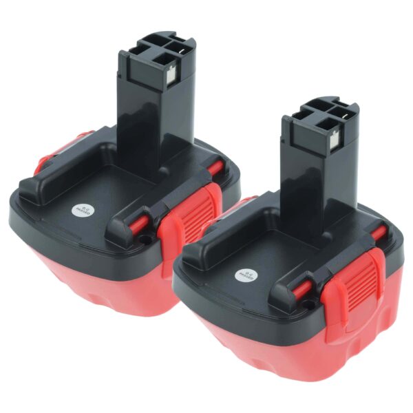 Pack 2 Baterias vhbw 12V 1500mAh NiMH para Ferramentas Bosch (2607335261, 2607335249)