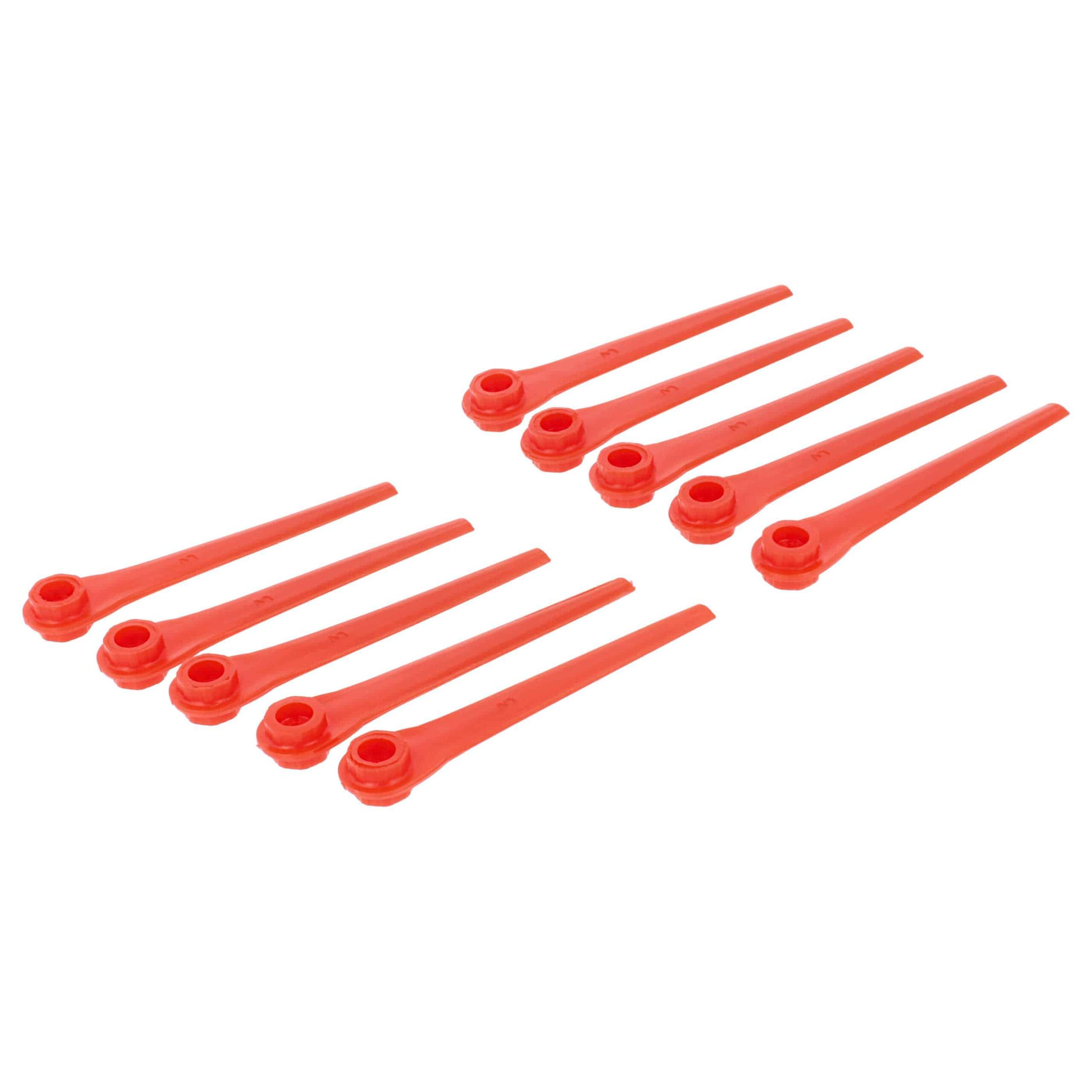 10x Lâminas de Substituição para Cortador de Relva Gardena RotorCut 5368-20 - vhbw - Image 2