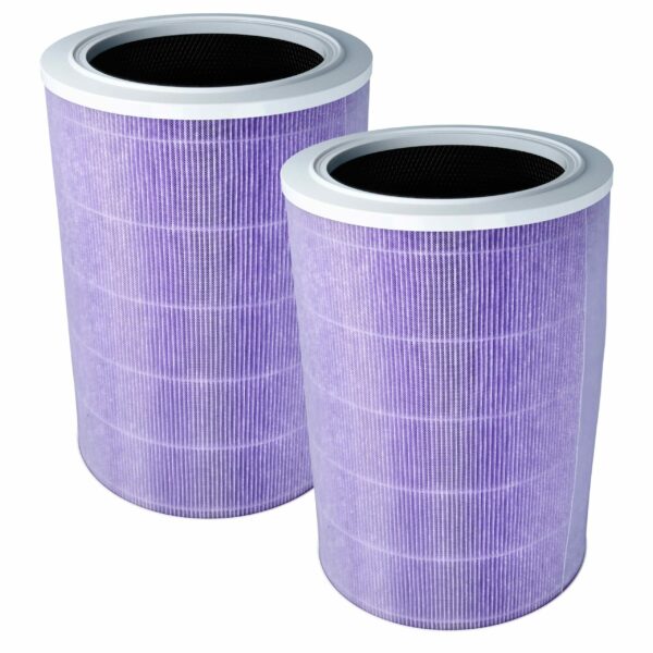 Pack 2x Filtros HEPA vhbw para Humidificadores Xiaomi, Doctor-San, Trebs - Carvão Ativado e Antibacteriano